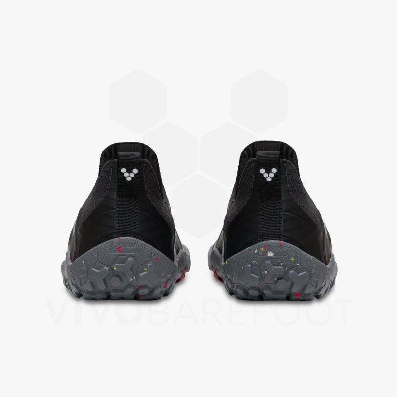 Vivobarefoot Primus Trail Knit FG Fjellsko Herre Obsidian Grå | NO008EI