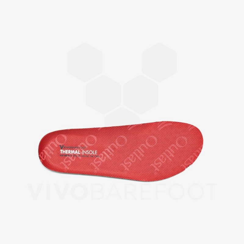 Vivobarefoot Thermal Insole Innersåler Barn Rød | NO439PV