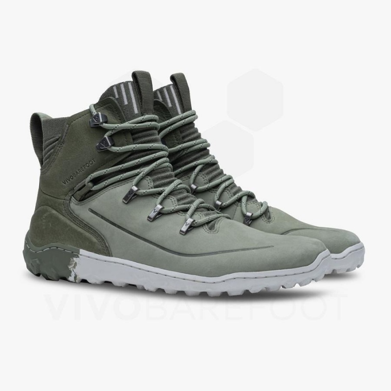 Vivobarefoot Tracker Decon FG2 Fjellsko Herre Olivengrønne | NO014YF