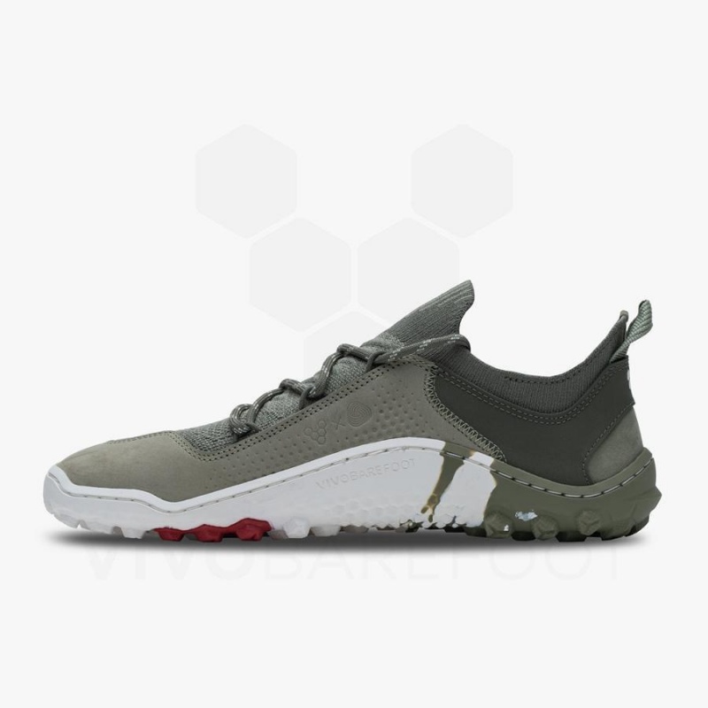 Vivobarefoot Tracker Decon Low FG2 Fjellsko Herre Olivengrønne | NO017VJ