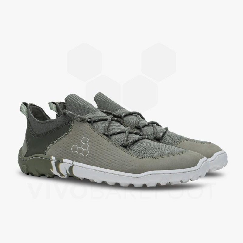 Vivobarefoot Tracker Decon Low FG2 Fjellsko Herre Olivengrønne | NO017VJ