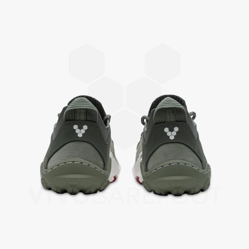 Vivobarefoot Tracker Decon Low FG2 Fjellsko Herre Olivengrønne | NO017VJ