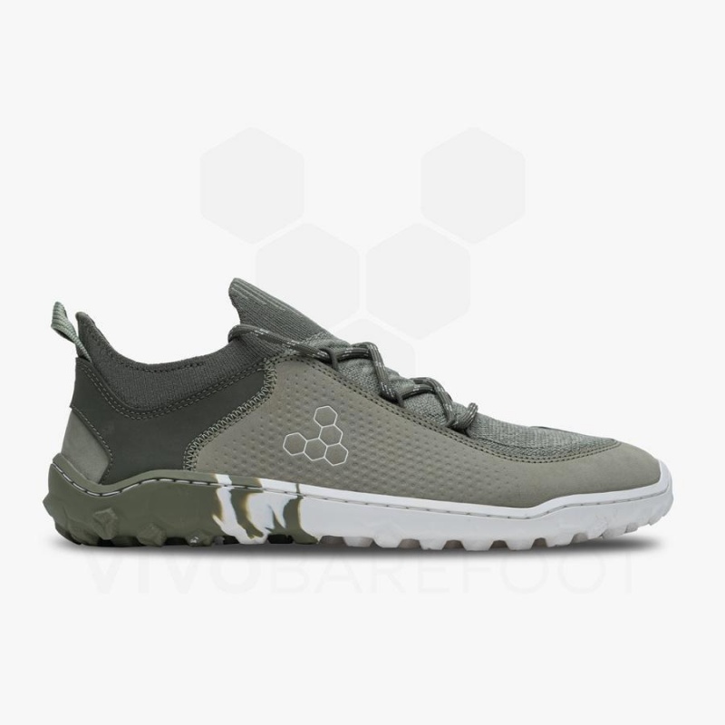 Vivobarefoot Tracker Decon Low FG2 Fjellsko Herre Olivengrønne | NO017VJ