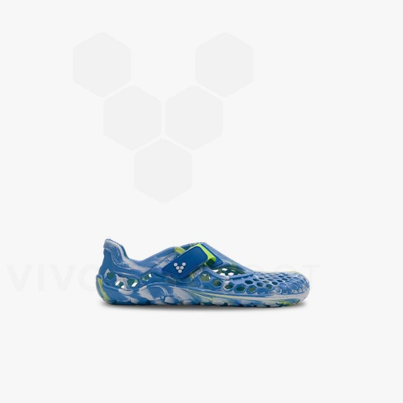 Vivobarefoot Ultra Bloom Preschool Sko Barn Blå Lyse Turkis | NO390MM